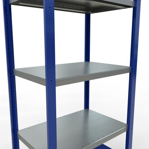 Actual product image Schulte Lagertechnik MULTIplus250 basic racking system with length ledgers