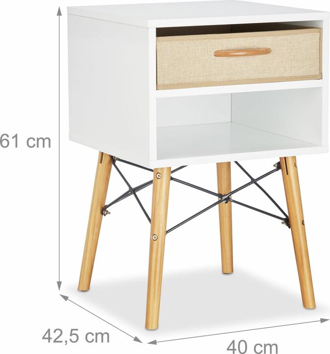Image du produit Relaxdays Panier bois