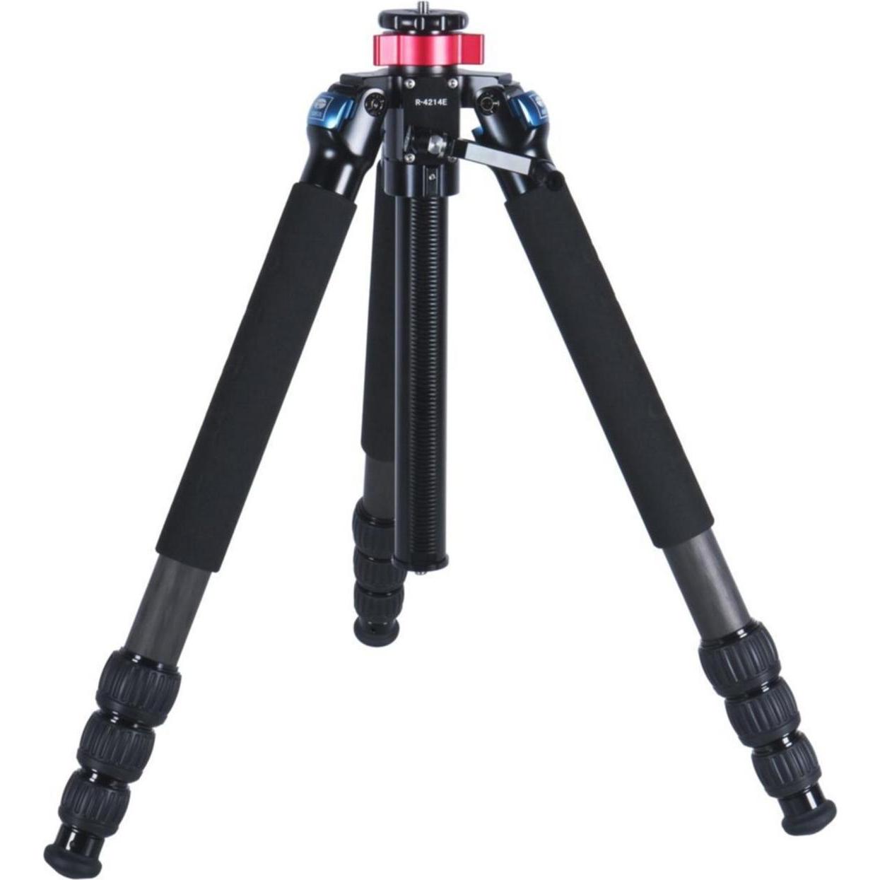 Sirui R-4214E Reporter E - Dreibeinstativ 178 cm mit verzahnter Mittelsäule Carbon • RE-Serie (Carbon), Stativ, Schwarz