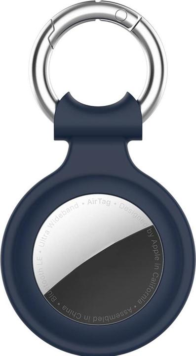 Produktbild Screenguard Apple Airtag Liquid Silikon Heart Case mit Anhänger