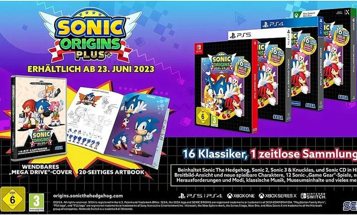 Produktbild Sega Sonic Origins Plus - Limited Edition (Switch, DE)