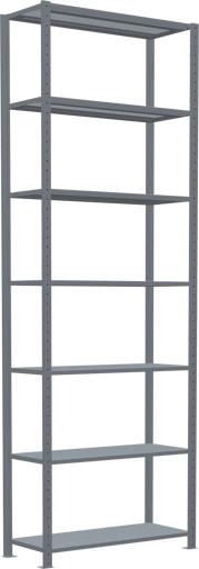 Actual product image Schulte Lagertechnik MULTIplus250 boltless basic shelving system with cross brace