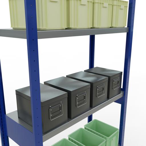 Actual product image Schulte Lagertechnik MULTIplus250 basic racking system with length ledgers