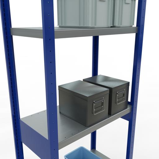 Actual product image Schulte Lagertechnik MULTIplus250 basic racking system with length ledgers