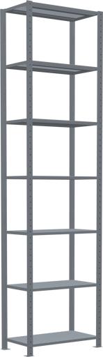 Actual product image Schulte Lagertechnik MULTIplus250 boltless basic shelving system with cross brace