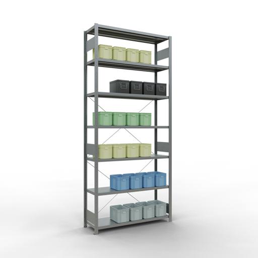 Actual product image Schulte Lagertechnik MULTIplus250 basic racking system with cross braces