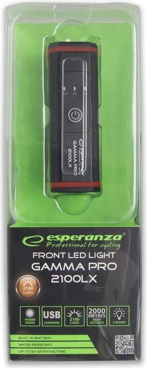 Produktbild Esperanza Professional Bike Front Light 2 In 1 Gamma Pro (2100 lm)