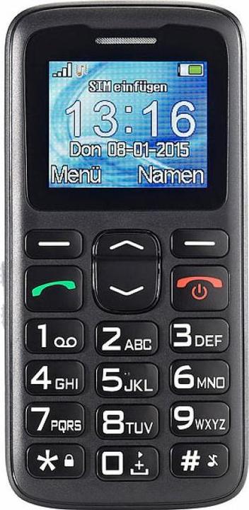 Immagine prodotto Simvalley Cellulare XL-915 V2 Telefono cellulare senior e di emergenza Telefono cellulare di emergenza (1.77")