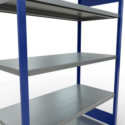 Actual product image Schulte Lagertechnik MULTIplus250 basic racking system with length ledgers