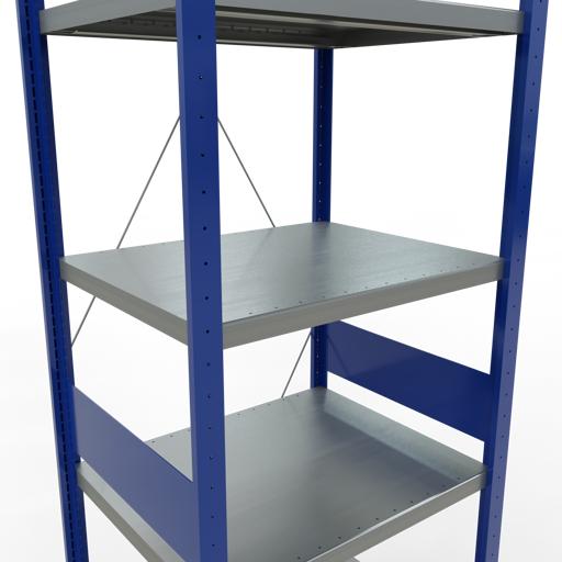 Actual product image Schulte Lagertechnik MULTIplus250 basic racking system with cross braces