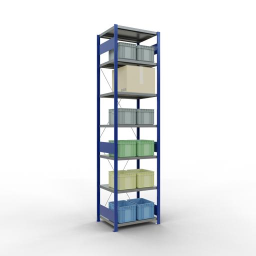 Actual product image Schulte Lagertechnik MULTIplus250 basic racking system with cross braces