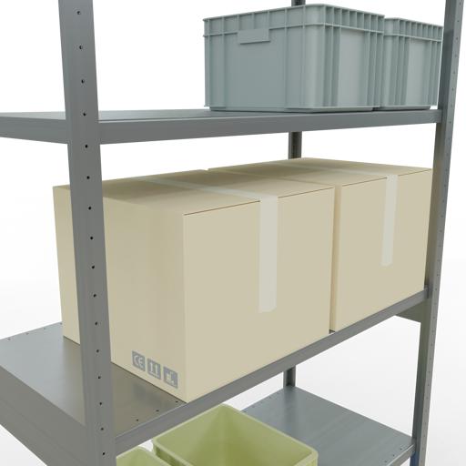 Actual product image Schulte Lagertechnik MULTIplus250 basic racking system with length ledgers