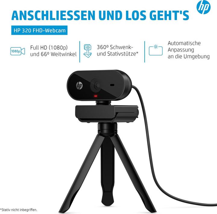Actual product image HP 320 FHD-Webcam (2 Mpx)