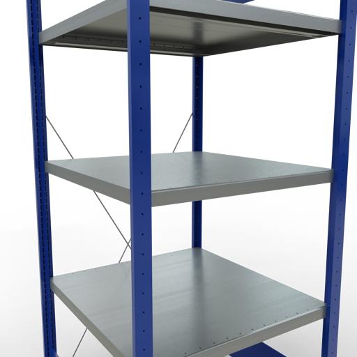 Actual product image Schulte Lagertechnik MULTIplus250 basic racking system with cross braces
