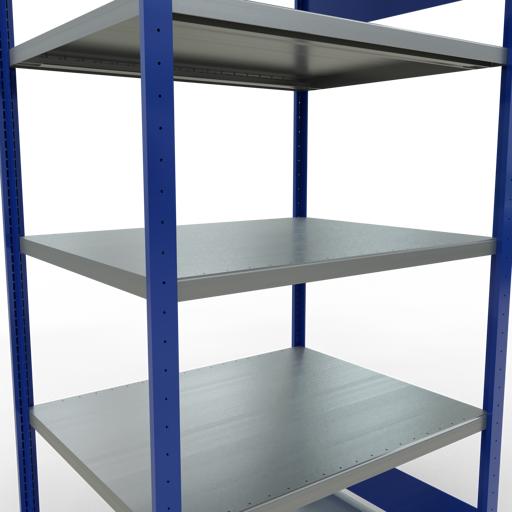 Actual product image Schulte Lagertechnik MULTIplus250 basic racking system with length ledgers