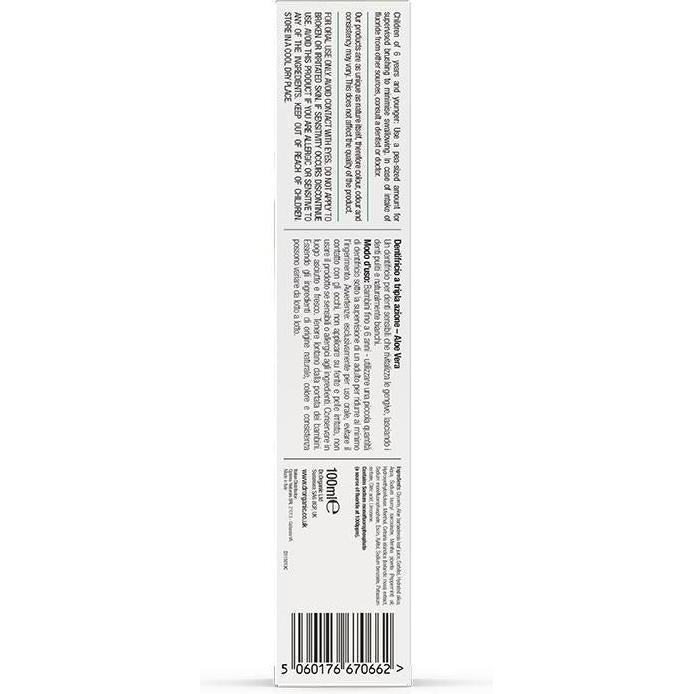 Thumbnail - Dr. Organic, Zahnpasta, ALOE VERA pasta de dientes 100 ml (100 ml)