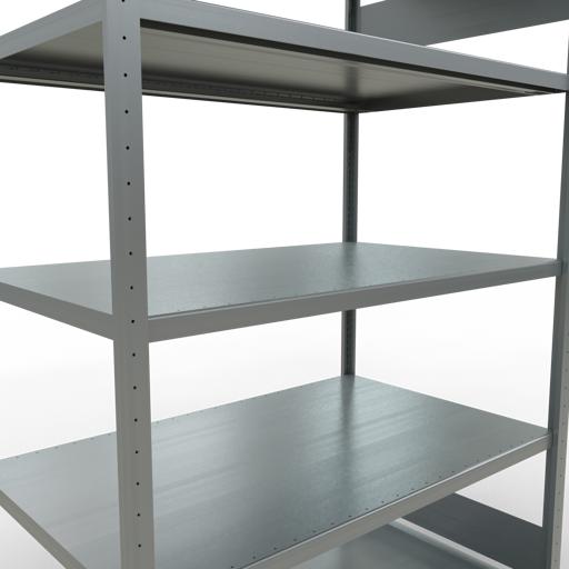 Actual product image Schulte Lagertechnik MULTIplus250 basic racking system with length ledgers