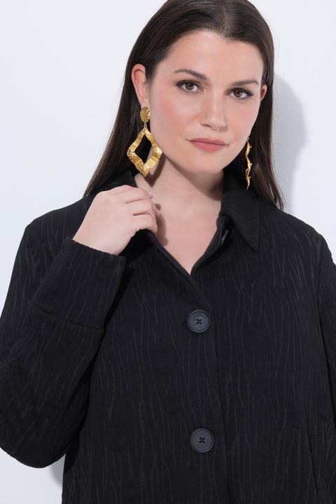 Actual product image Ulla Popken Zebra Texture Shacket (54)