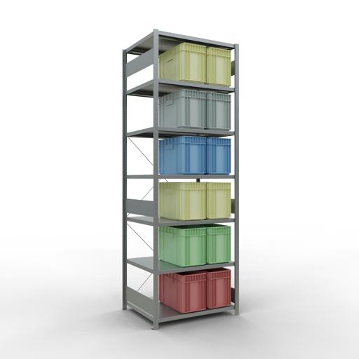 Actual product image Schulte Lagertechnik MULTIplus250 basic racking system with cross braces
