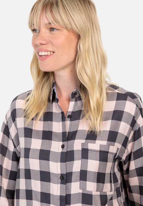 Actual product image Camel Active Check blouse made from pure viscose (L)