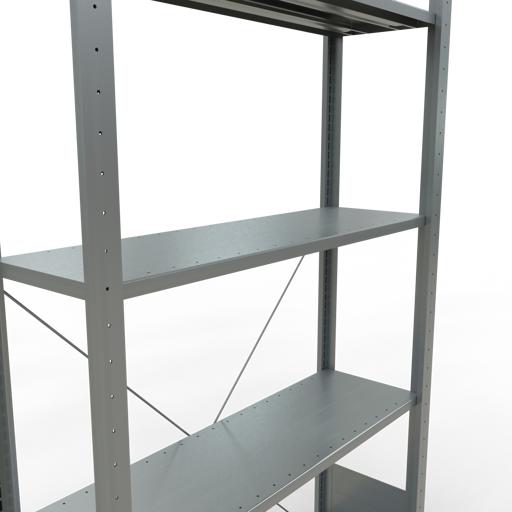 Actual product image Schulte Lagertechnik MULTIplus85 basic racking system with cross braces