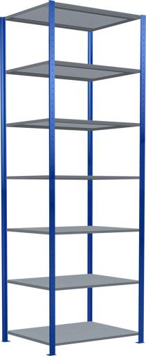 Actual product image Schulte Lagertechnik MULTIplus250 basic racking system with cross braces
