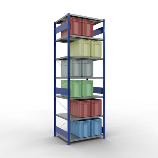 Actual product image Schulte Lagertechnik MULTIplus250 basic racking system with cross braces