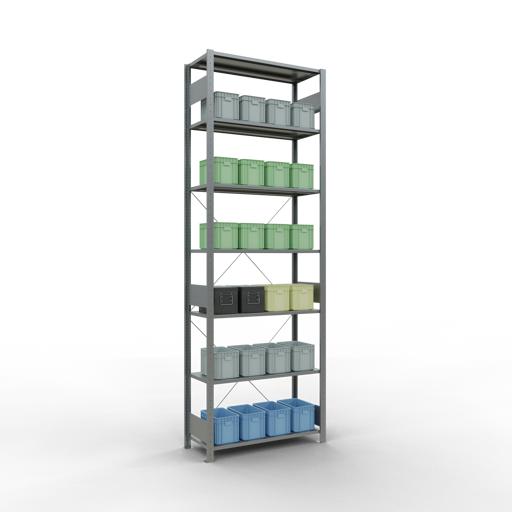 Actual product image Schulte Lagertechnik MULTIplus85 basic racking system with cross braces