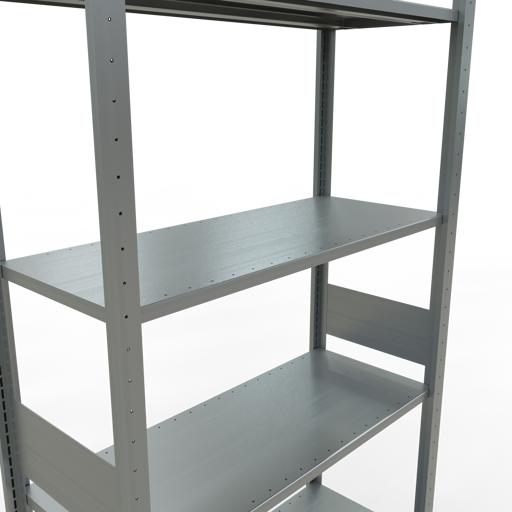 Actual product image Schulte Lagertechnik MULTIplus85 boltless basic shelving system with length ledgers
