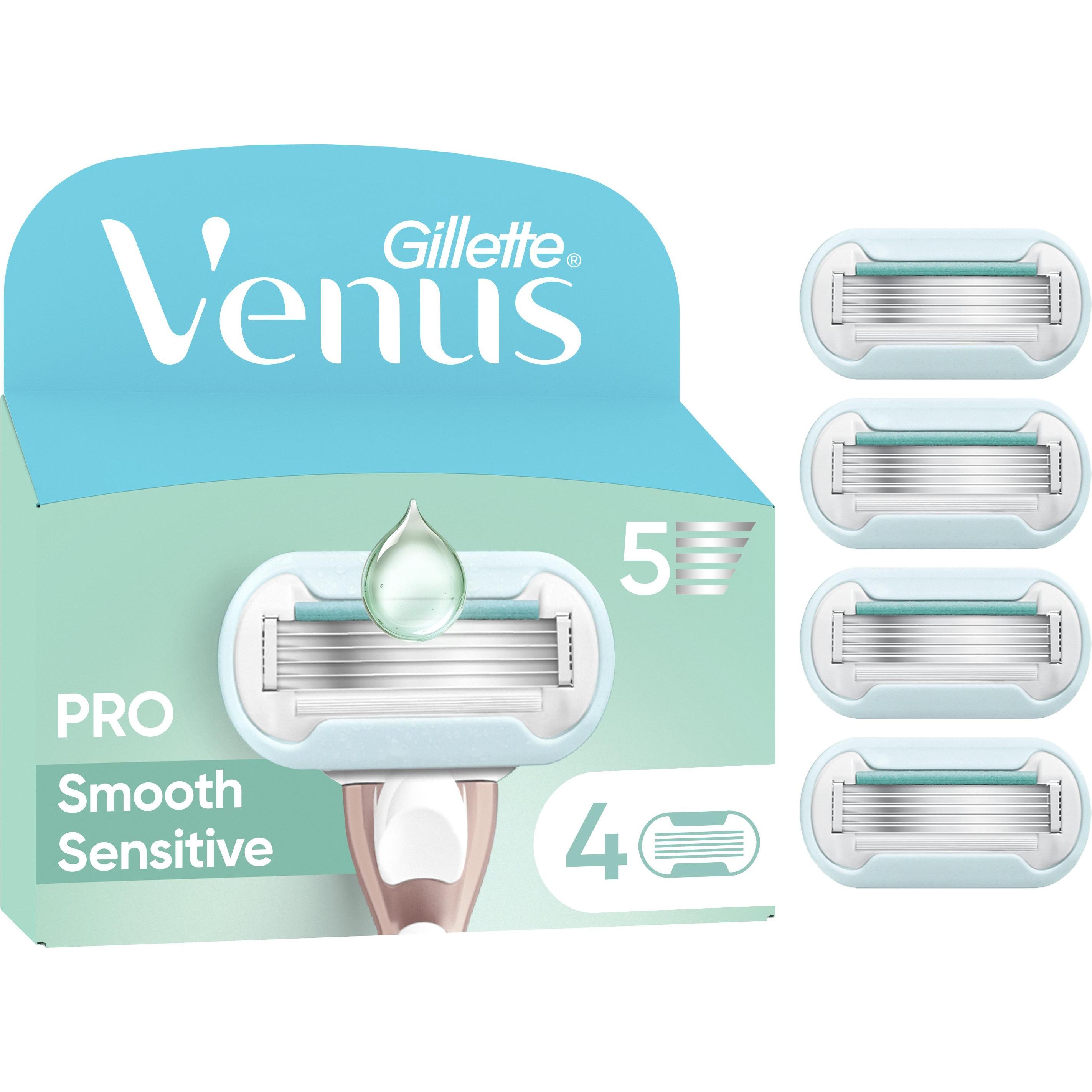 Gillette, Lametta, Venus Pro Smooth Sensitive (4 x)