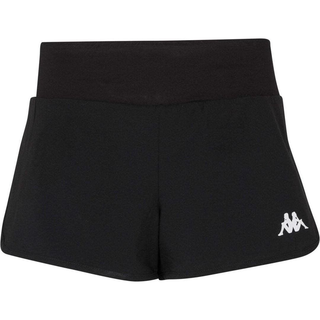 Kappa, Damen, Sporthose, Falza Match Shorts Damen (12), Schwarz, 12