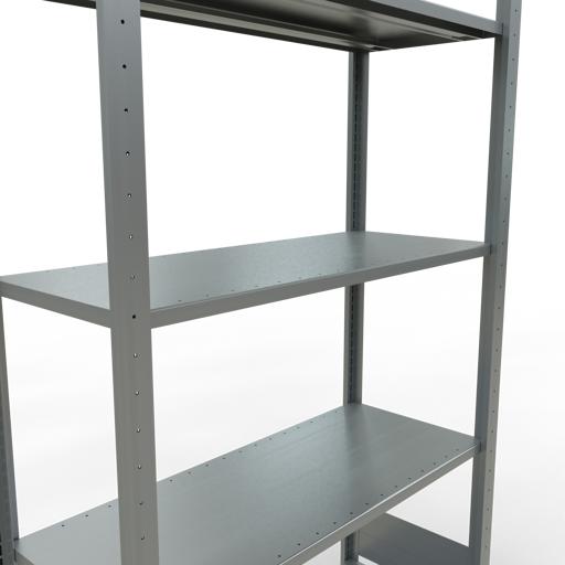 Actual product image Schulte Lagertechnik MULTIplus85 basic racking system with length ledgers