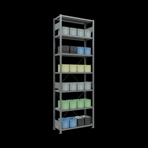 Actual product image Schulte Lagertechnik MULTIplus330 basic racking system with cross brace