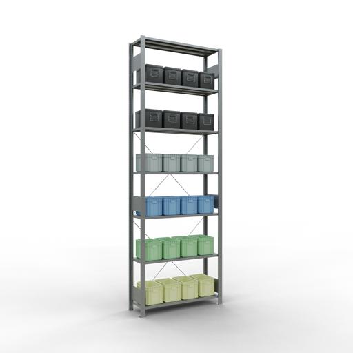 Actual product image Schulte Lagertechnik MULTIplus85 basic racking system with cross braces