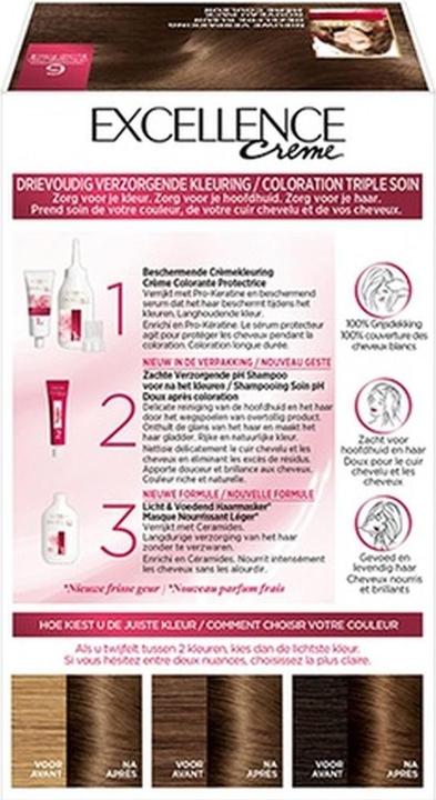 Image du produit L'Oréal Paris Loreal Paris Excellence Crème Foncée 6 (Marron foncé 6)