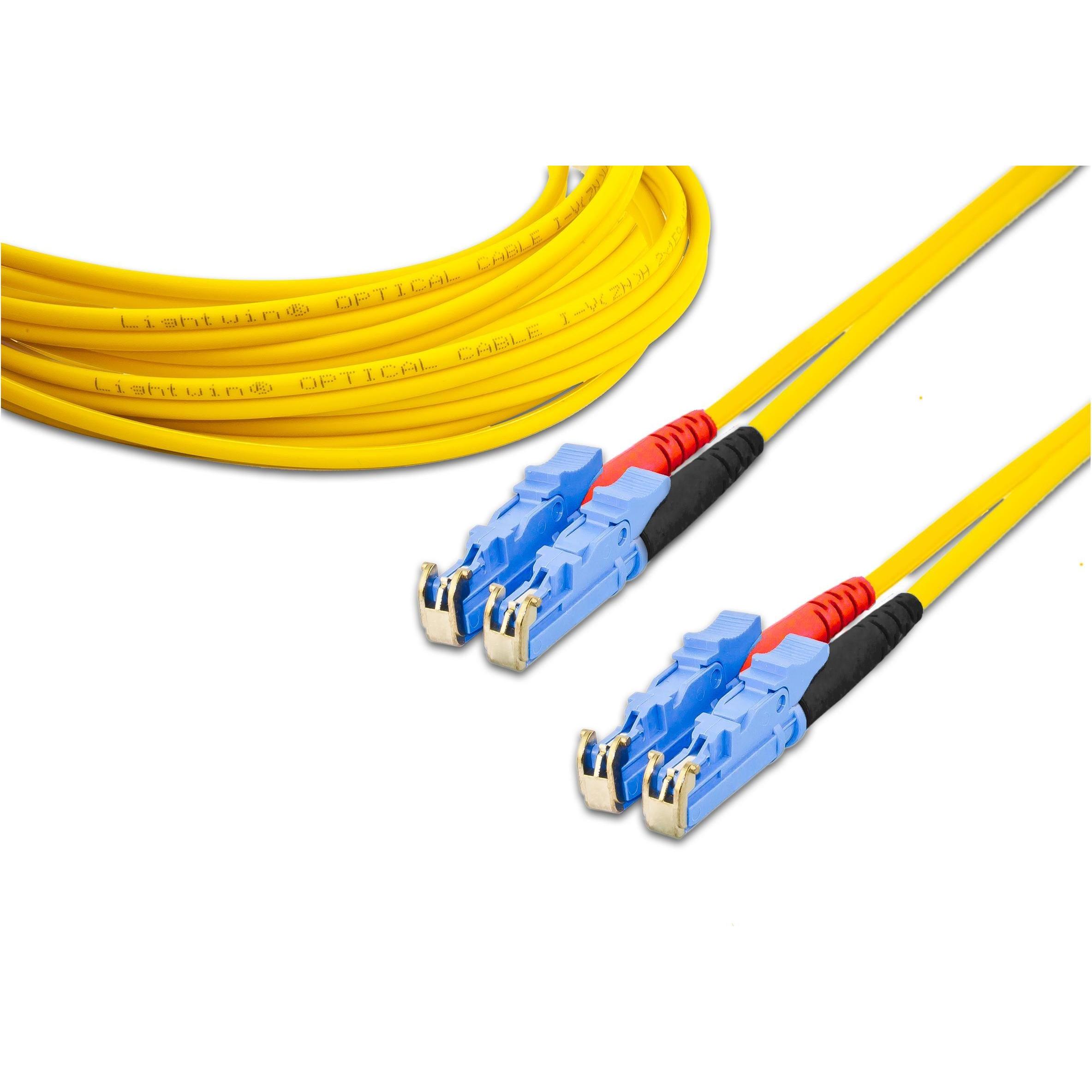 Lightwin LWL-Patchkabel LSH-LSH, Singlemode, Duplex, 3m (CAT6e, 3 m), Netzwerkkabel