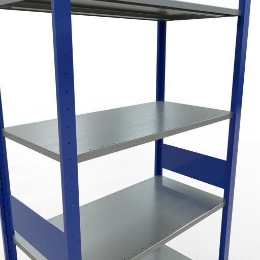 Actual product image Schulte Lagertechnik MULTIplus85 basic racking system with length ledgers