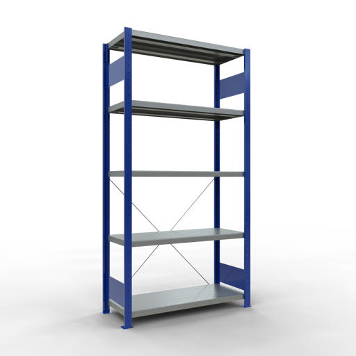 Stecksystem Grundregal MULTIplus330 mit Kreuzstrebe