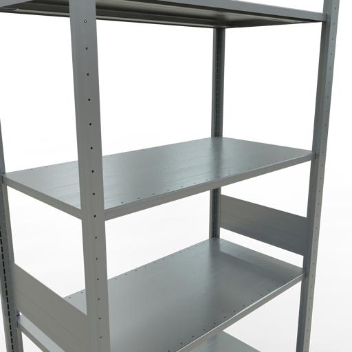Actual product image Schulte Lagertechnik MULTIplus85 basic racking system with length ledgers
