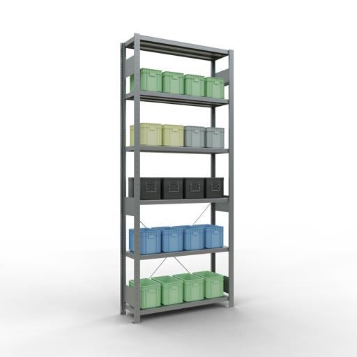 Actual product image Schulte Lagertechnik MULTIplus330 basic racking system with cross brace
