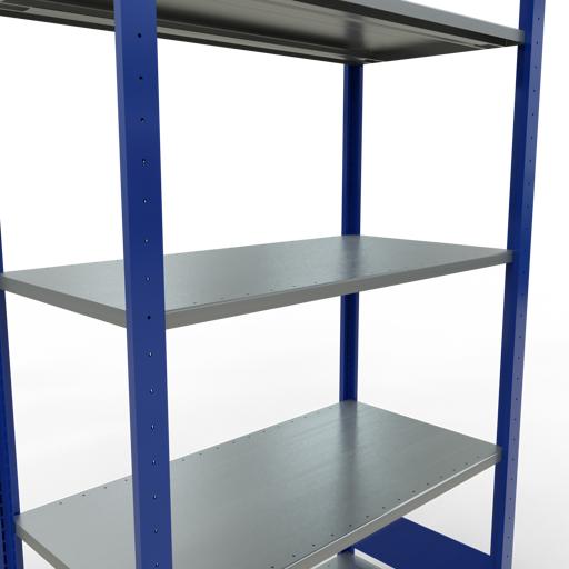 Actual product image Schulte Lagertechnik MULTIplus85 basic racking system with length ledgers