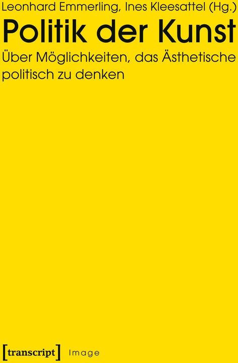 Produktbild Politik der Kunst (Deutsch)