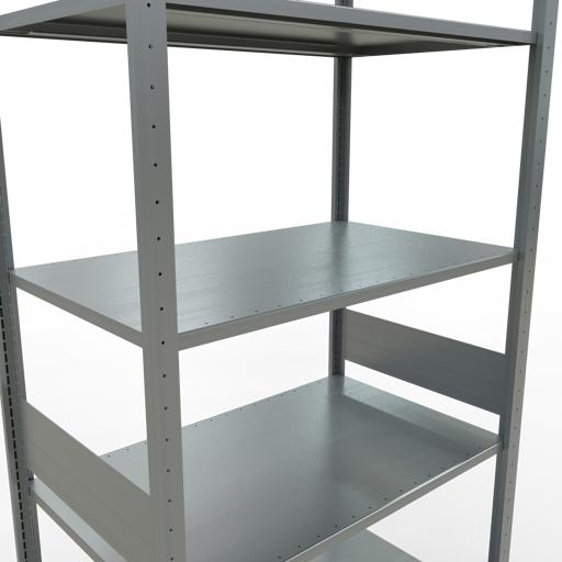Actual product image Schulte Lagertechnik MULTIplus85 basic racking system with length ledgers