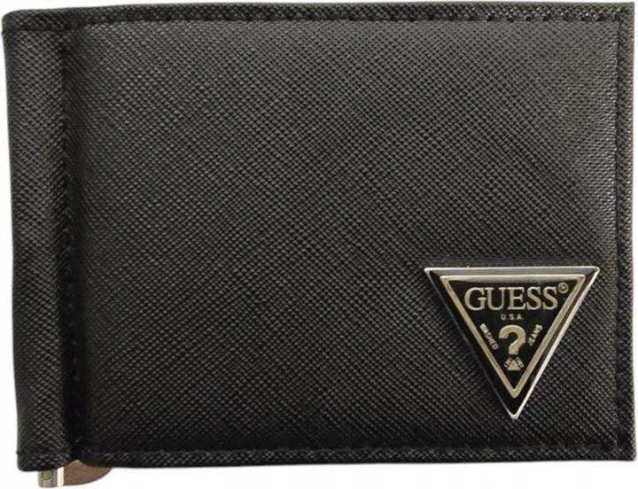 Guess New Boston, Textile Wallet, SM2513LEA22, Black, For Men