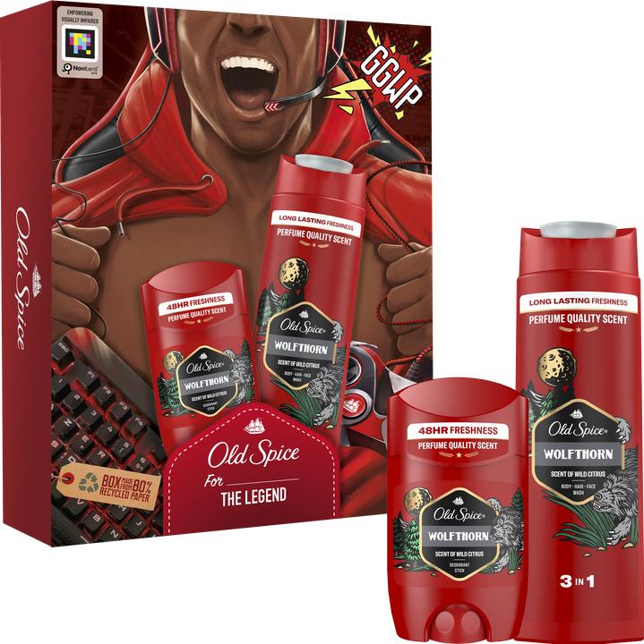 Actual product image Old Spice Set Wolfthorn (Stick, 250 ml)