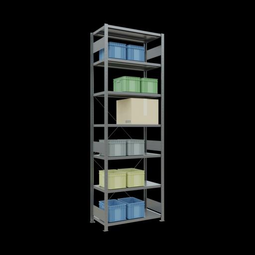 Actual product image Schulte Lagertechnik MULTIplus330 basic racking system with cross brace