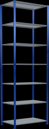 MULTIplus330 boltless basic shelving system with cross brace