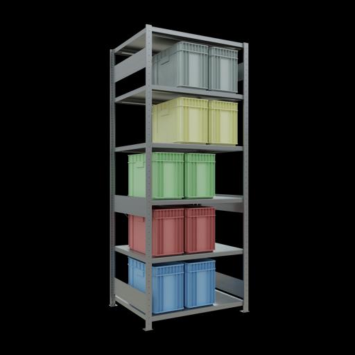 Immagine prodotto Schulte Lagertechnik MULTIplus330 sistema di scaffalatura di base senza viti con traversa