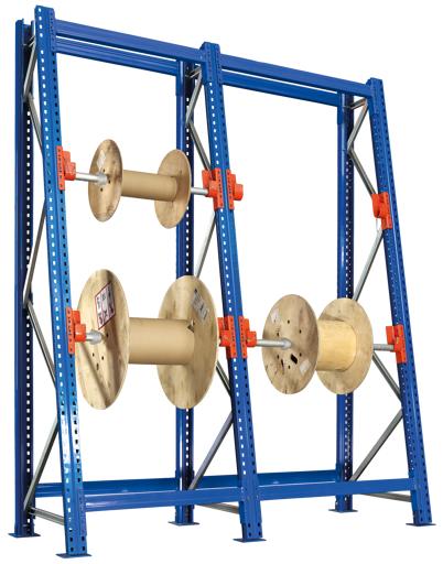 Actual product image Schulte Lagertechnik InclinedRoll Cable Drum Basic Shelf
