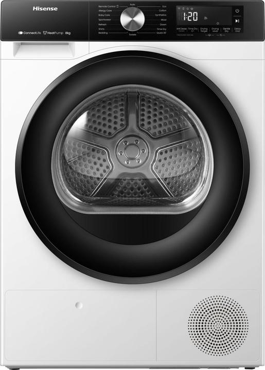 Hisense DH3S802BW3 (8 kg, Wechselbar)